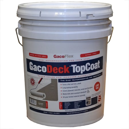 5 Gal Adobe GacoDeck Water-Based Elastomeric Top Coat